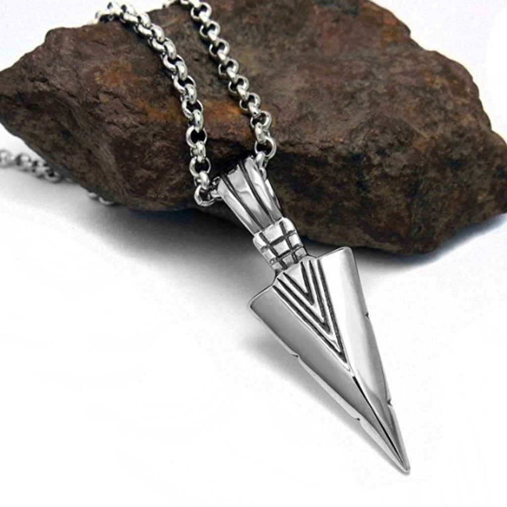 Viking Apex Spear Pendant Necklace
