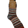 Scandinavian Pattern Soft Knitted Socks - Size 42-46