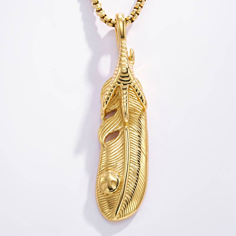 Eagles Claw & Feather Necklace