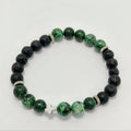 Cross - Lava Stone Bracelet